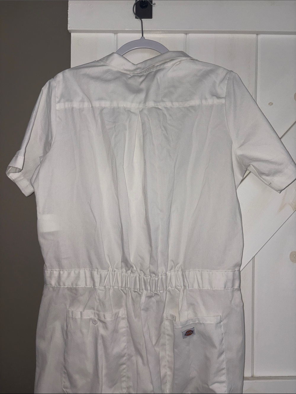 Dickies Women’s White Short Sleeve Coveralls - Picture 4 of 5